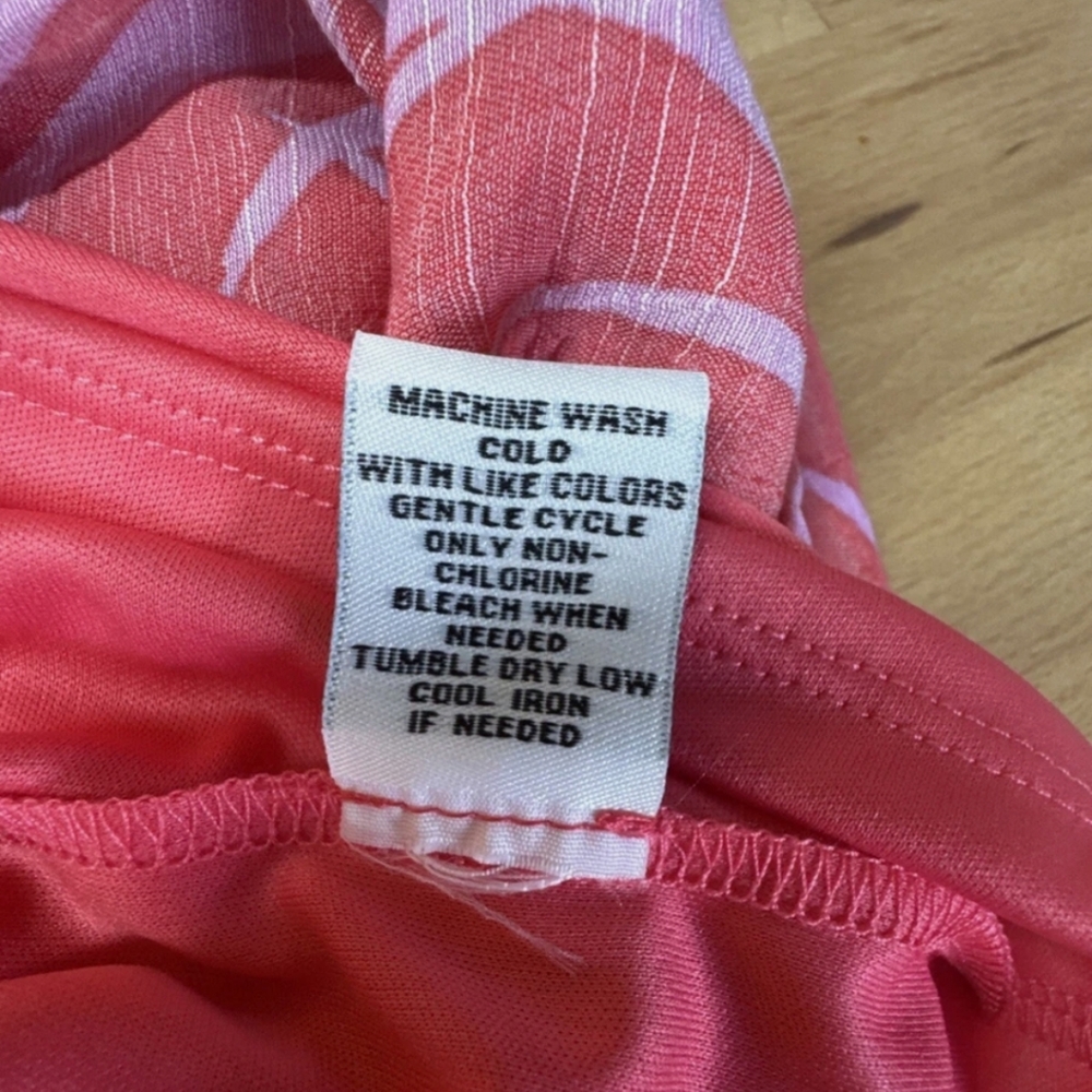 Marissa Olivia Red/Pink Print Sleeveless Maxi Dress SIZE 3X - Picture 12 of 12